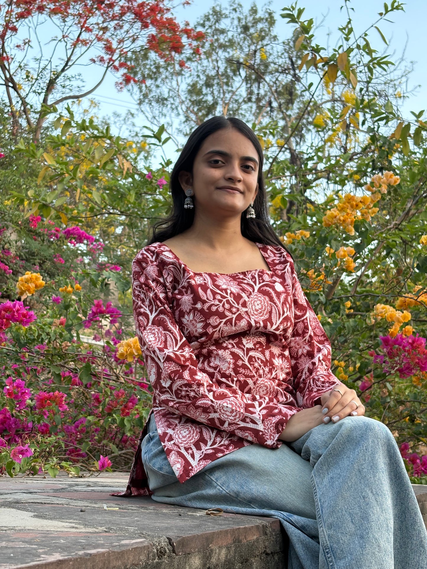GULNAAR - COTTON CORSET KURTI