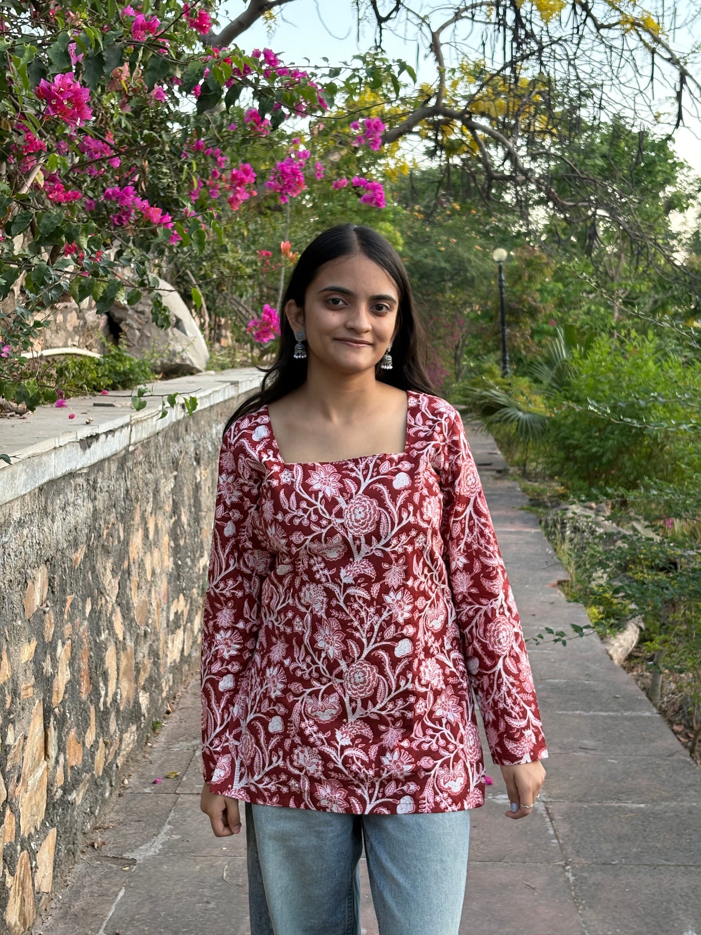 GULNAAR - COTTON CORSET KURTI