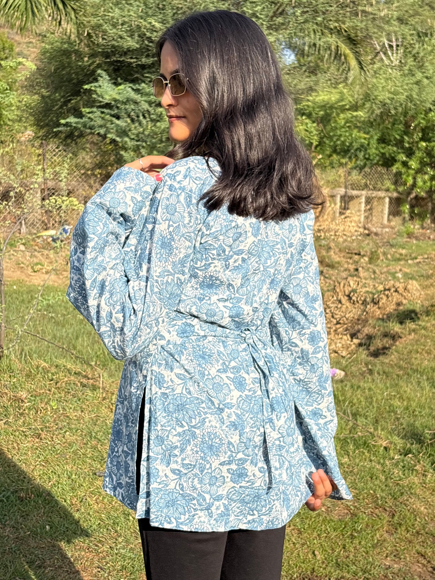KIRAN - BELL SLEEVE WITH BACK TIE